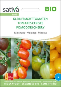 Kleinfruchttomaten Mischung | BIO Snacktomatensamen Von Sativa Rheinau -Deutschland Wiesen Pracht Verkaufs-Shop 537127 BIO Kleinfruchttomaten Mischung to05 sr 0