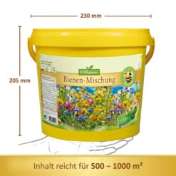 Bienen - Mischung Im 5 L Eimer | Bienenwiese Von N.L. Chrestensen 11 Bienen - Mischung Im 5 L Eimer | Bienenwiese Von N.L. Chrestensen -Deutschland Wiesen Pracht Verkaufs-Shop 538302 Bienen Mischung im 5 l Eimer 3