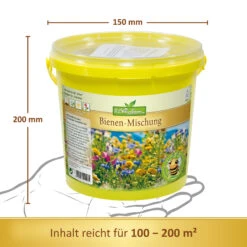 Bienen - Mischung Im 1 L Eimer | Bienenwiese Von N.L. Chrestensen 11 Bienen - Mischung Im 1 L Eimer | Bienenwiese Von N.L. Chrestensen -Deutschland Wiesen Pracht Verkaufs-Shop 538303 Bienen Mischung im 1 l Eimer 3