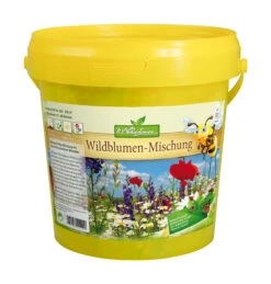 Wildblumen - Mischung Im 1 L Eimer | Wildblumenwiese Von N.L. Chrestensen -Deutschland Wiesen Pracht Verkaufs-Shop 538304 Wildblumen Mischung im 1 l Eimer 6009 ct 0
