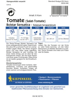 Salat - Tomate Bolstar Sensatica | Snacktomatensamen Von Kiepenkerl -Deutschland Wiesen Pracht Verkaufs-Shop 539784 Salat Tomate Bolstar Sensatica 1
