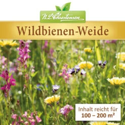 Wildbienen - Weide Im 1 L Eimer | Bienenwiese Von N.L. Chrestensen -Deutschland Wiesen Pracht Verkaufs-Shop 540519 Wildbienen Weide im 1 l Eimer 2