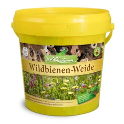 Wildbienen - Weide Im 1 L Eimer | Bienenwiese Von N.L. Chrestensen -Deutschland Wiesen Pracht Verkaufs-Shop 540519 Wildbienen Weide im 1 l Eimer 7