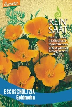 Kalifornischer Mohn Goldmohn | BIO Mohnsamen Von Reinsaat