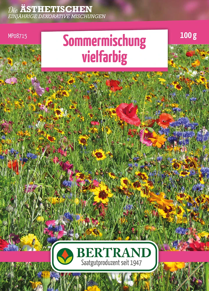Blumenwiese Sommermischung Vielfarbig (100 G) | Blumensamen Von Bertrand 3 Blumenwiese Sommermischung Vielfarbig (100 G) | Blumensamen Von Bertrand