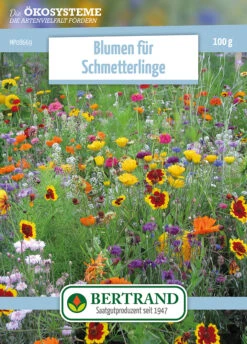 Blumenwiese Blumen Für Schmetterlinge (100 G) | Blumensamen Von Bertrand