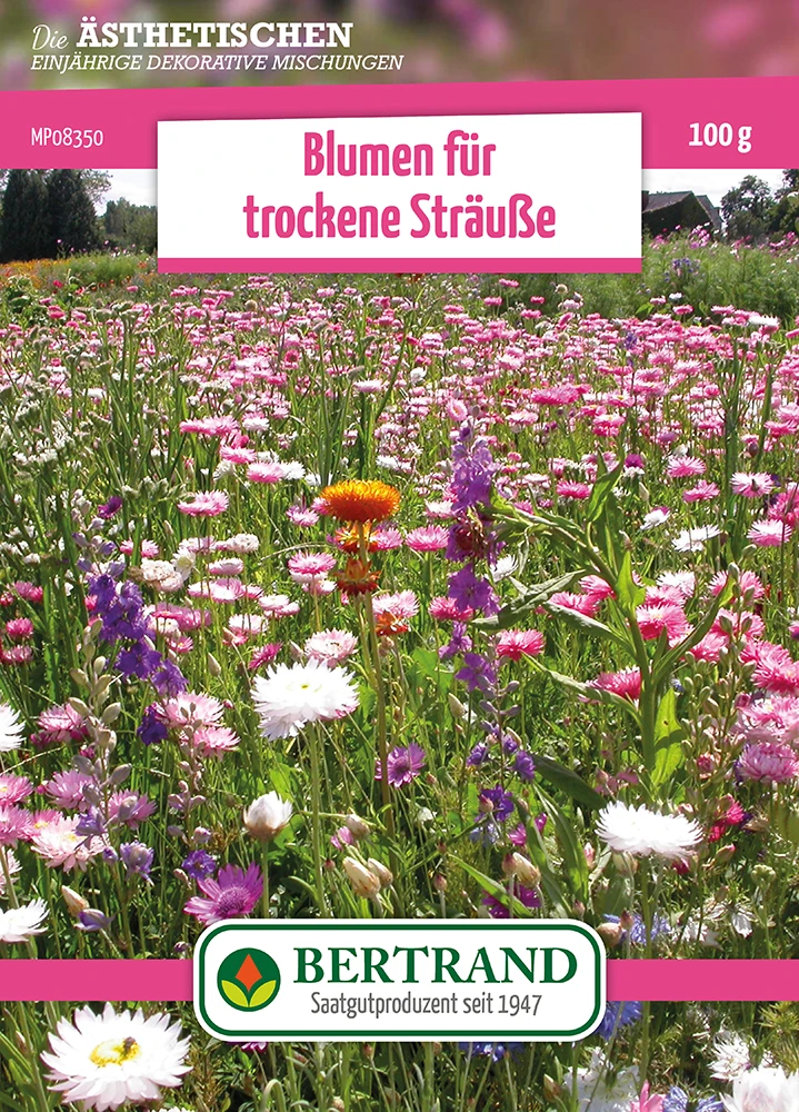 Blumenwiese Blumen Für Trockensträuße (100 G) | Blumensamen Von Bertrand 3 Blumenwiese Blumen Für Trockensträuße (100 G) | Blumensamen Von Bertrand