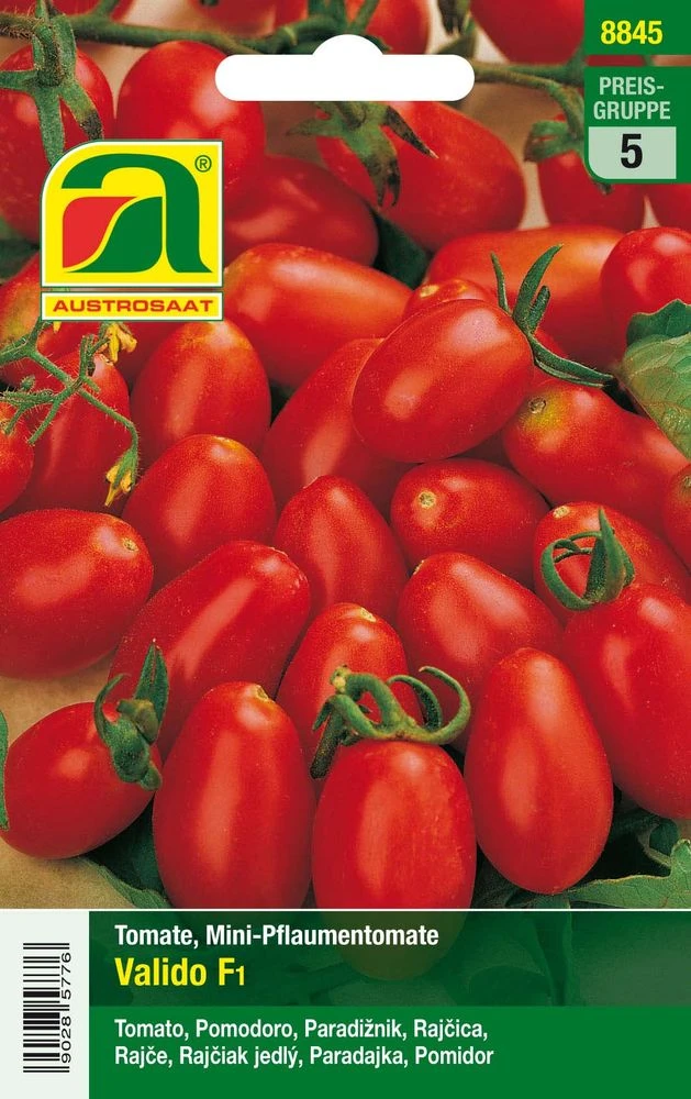Pflaumentomate Valido F1 | Pflaumentomatensamen Von Austrosaat 4 Pflaumentomate Valido F1 | Pflaumentomatensamen Von Austrosaat – Bild 2