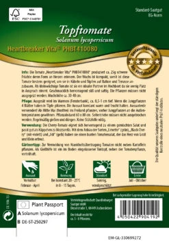 Tomate Heartbreaker Vita | Kirschtomatensamen Von Quedlinburger 5 Tomate Heartbreaker Vita | Kirschtomatensamen Von Quedlinburger -Deutschland Wiesen Pracht Verkaufs-Shop 546119 Tomaten Heartbreaker Vita 1