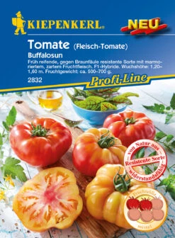Fleisch - Tomate Buffalosun F1 | Fleischtomatensamen Von Kiepenkerl -Deutschland Wiesen Pracht Verkaufs-Shop 547439 Fleisch Tomate Buffalosun F1