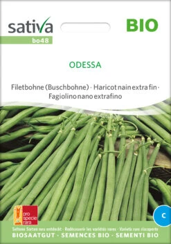 Filetbohne Odessa | BIO Bohnensamen Von Sativa Rheinau -Deutschland Wiesen Pracht Verkaufs-Shop 549725 BIO Filetbohne Odessa bo48 sr 0